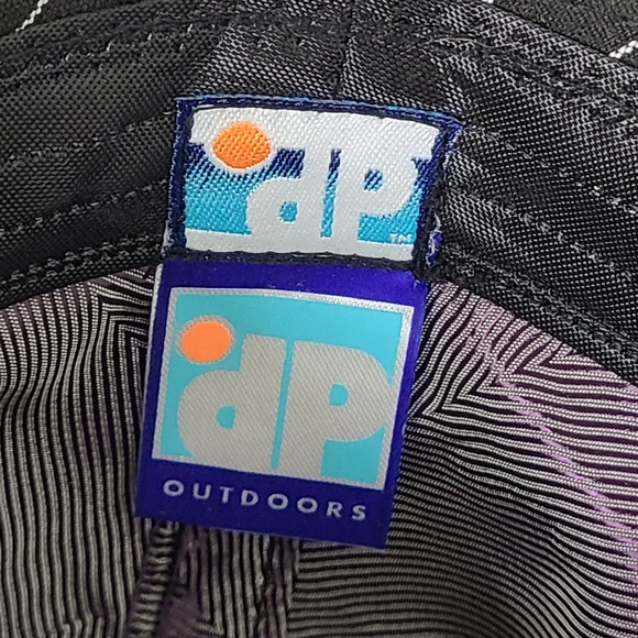 DP Outdoors Black White Striped Classic Panama Hat - Picture 2 of 7